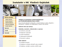 Tablet Screenshot of instalaterhradeckralove.cz